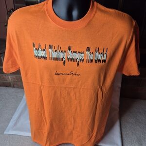 Vibrant Orange Statement Tee